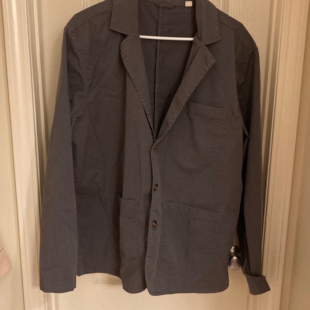 Men's Gray Casual Jacket